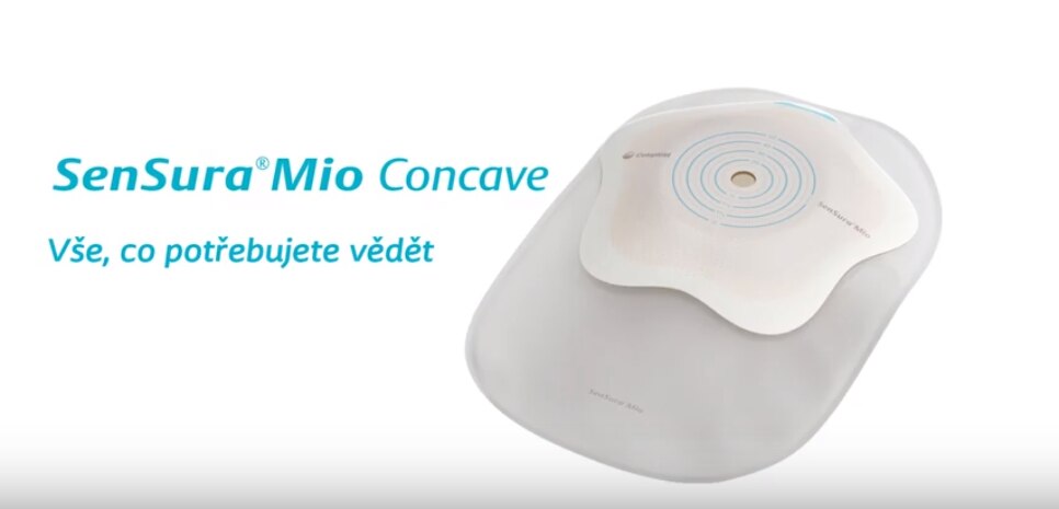 SenSura Mio Concave 1-dílný sáček uzavřený, konkávní