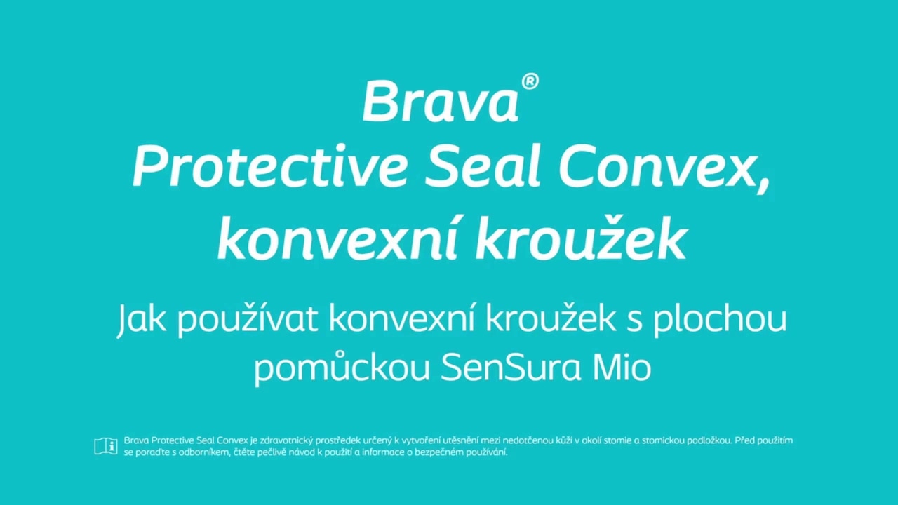 Brava® Protective Seal Convex a SenSura® Mio plochá pomůcka
