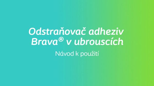 Odstraňovač adhesiv Brava® - ubrousky