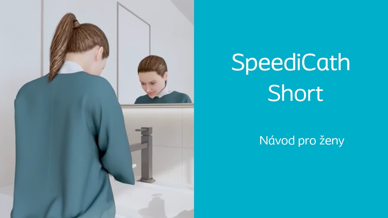 SpeediCath Short - návod pro chodící uživatelky