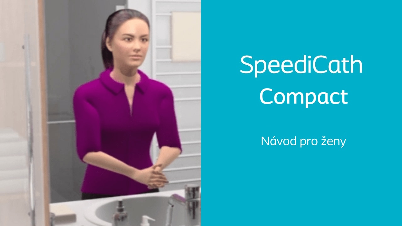 SpeediCath Compact - návod pro ženy