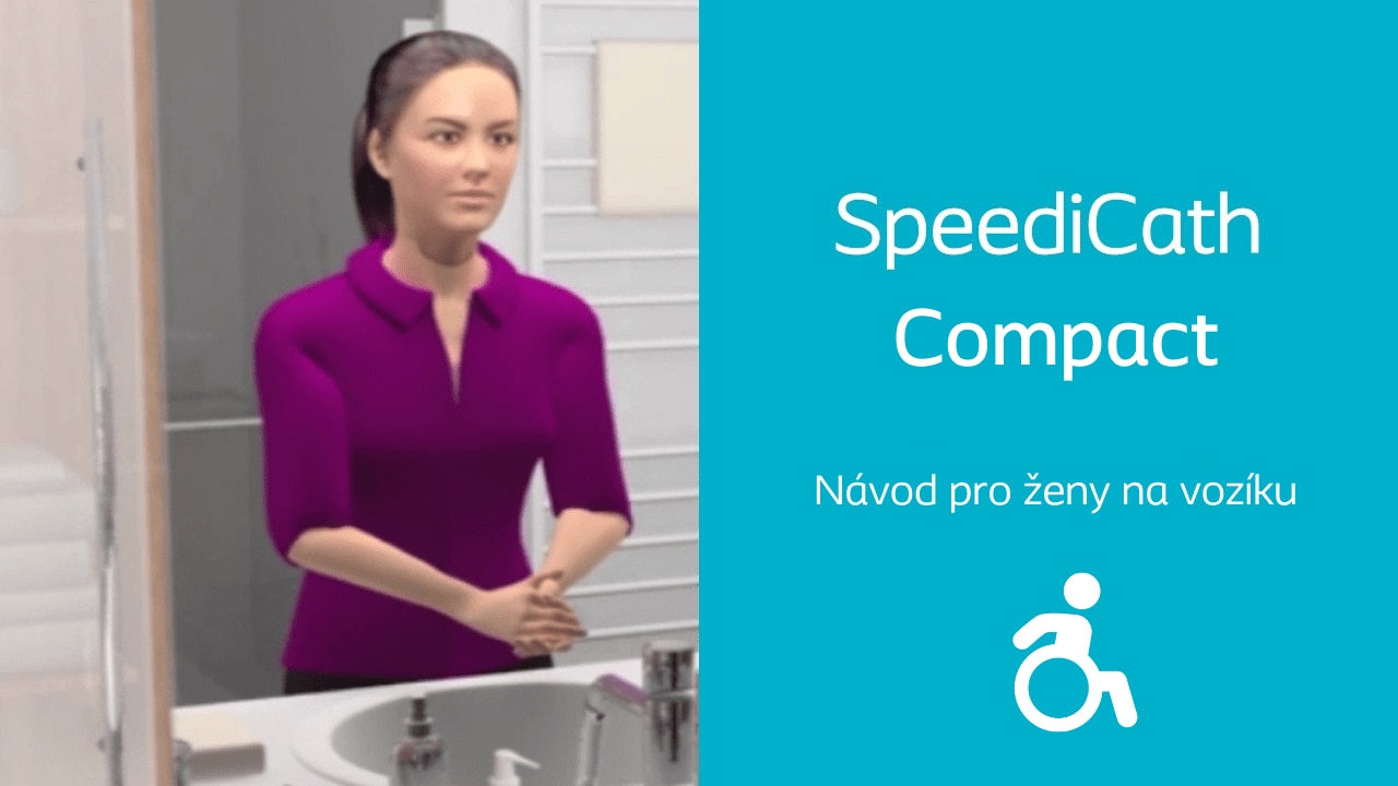 SpeediCath Compact Female - návod pro ženy na vozíčku