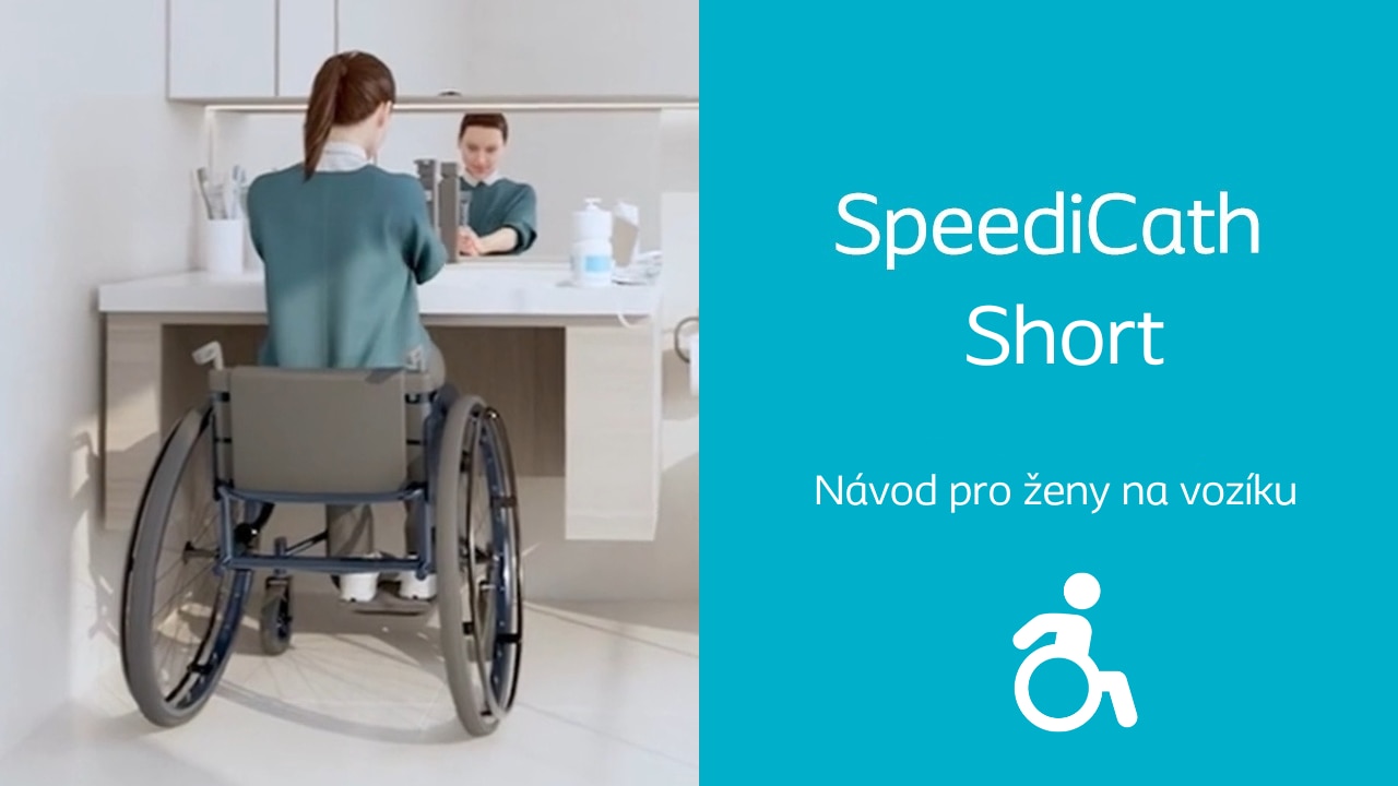 SpeediCath Short - návod pro uživatelky na vozíku