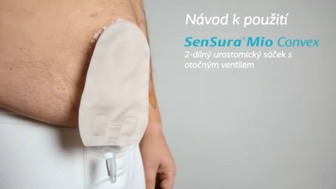 2dílný urostomický sáček s otočným ventilem